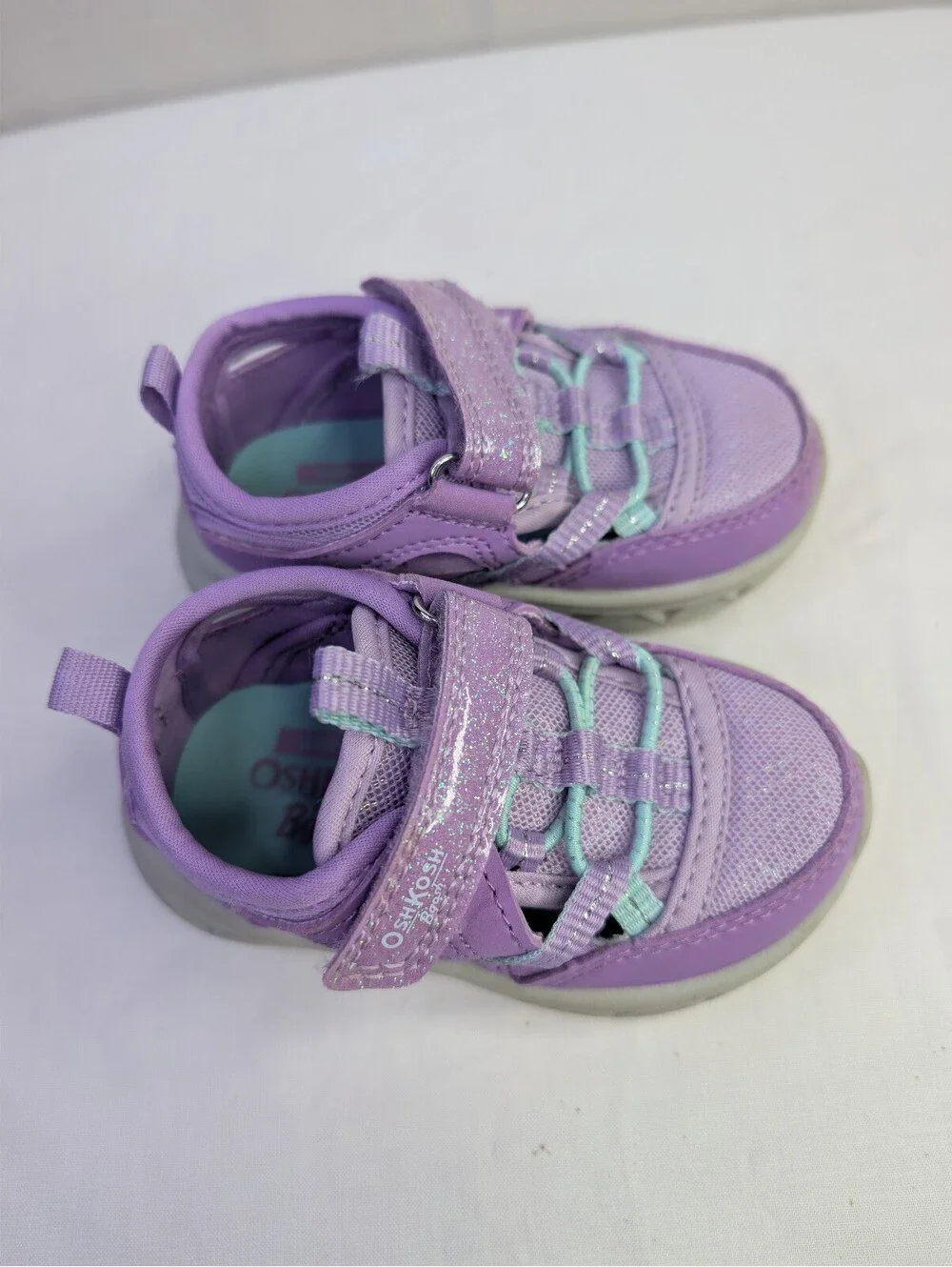 OshKosh B'gosh Toddler Girls Purple Athletic Shoes Size 5M